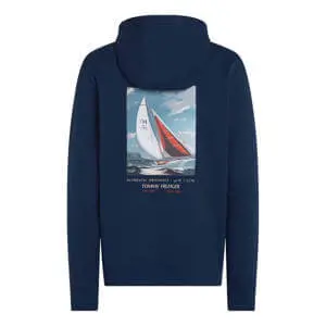 Tommy Hilfiger Back Photo Print Night Sky Hoody